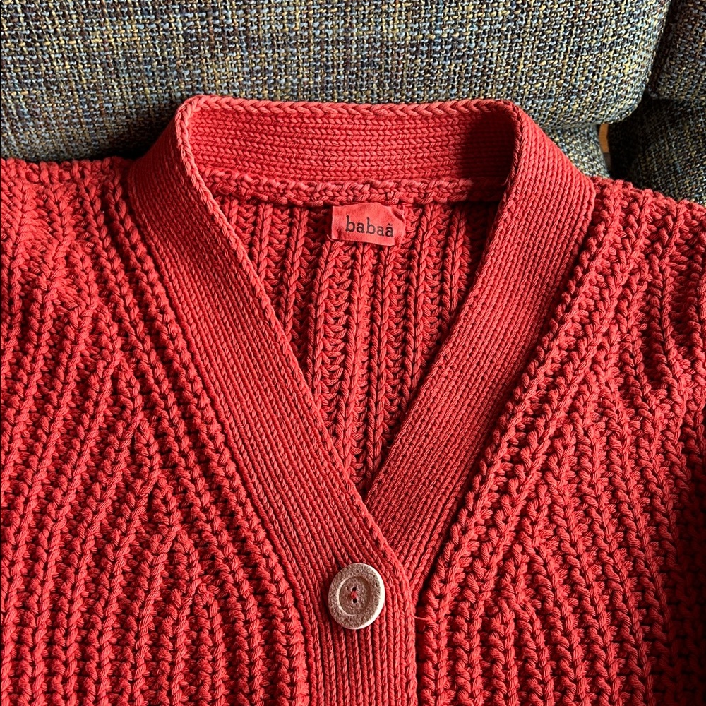 Babaa No 18 Cardigan - Pimenton (Red)